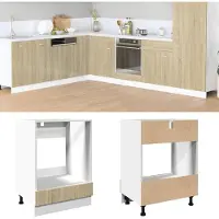 vidaXL Armoire à four Chêne sonoma 60x46x81,5 cm Aggloméré