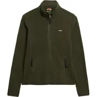 Superdry pour femme. W2012375A Polaire Polaire verte (M), Casuel, Polyester