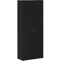 vidaXL Cabinet de Bureau Chêne noir 60 x 32 x 153 Bois d'ingénierie