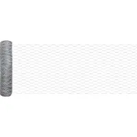 vidaXL Clôture en fil de fer soudé 50 x 0,6 m (L x H) Acier galvanisé à chaud