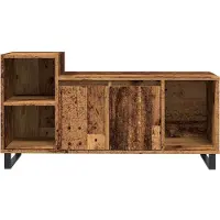 vidaXL Armoire TV aspect bois ancien 100x35x55 cm Bois composite