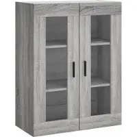 vidaXL Armoire murale Gris Sonoma 69,5x34x90 cm