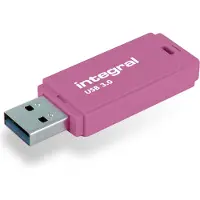 Integral Neon - Clé USB - 64 Go - USB 3.0 - rose
