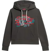 Superdry Tokyo Vl Graphic Hoodie Marron S Femme