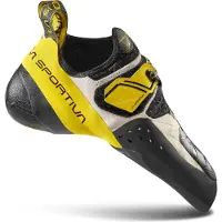La Sportiva Solution, Escalade, Homme, Chaussures, W00Y00 Blanc/Jaune, 45.5 -