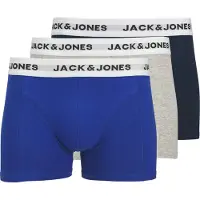 Jack & Jones Boxers 'JACJOE' bleu / bleu marine / gris chiné / blanc