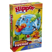 Hasbro Ps Travel Games Jeu Grab & Go Elefun & Friends Hungry Hungry Hippos