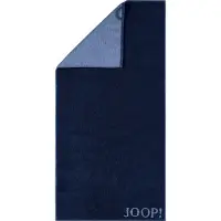 JOOP! Serviette de douche bleu foncé
