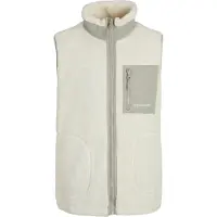 Jack & Jones Gilet 'JORVesterbro' pierre / blanc cassé