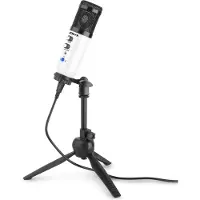 VONYX MICROPHONE BLANC USB STUDIO TRÉPIED
