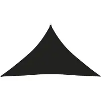 vidaXL Voile de parasol tissu oxford triangulaire 4x4x5,8 m noir