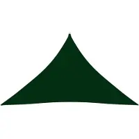 vidaXL Voile parasol tissu oxford triangulaire 5x5x6 m vert foncé