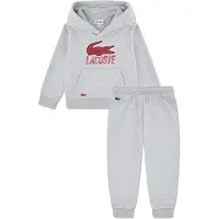 Lacoste Kids French Terry Long Sleeve Set Gris 6 Years Garçon