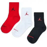 Jordan Chaussettes rouge / noir / blanc