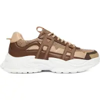 GUESS Bellu Trainers Marron EU 40 Homme
