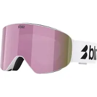 Bliz Flow Ski Goggles Blanc Smoke Pink/CAT3