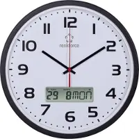 Renkforce Funk Wanduhr HD-WRCL135 32 cm x 4.5 cm Schwarz (HD-WRCL135)