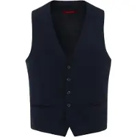 Thomas Goodwin Gilet de costume '2842-20039' bleu foncé
