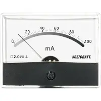Voltcraft AM-86X65/100MA Einbau-Messgerät AM-86X65/100mA/DC 100 mA Drehspule (AM-86X65/100MA)