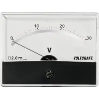 Voltcraft AM-86X65/30V/DC Einbau-Messgerät AM-86X65/30V/DC 30 V Drehspule (AM-86X65/30V/DC)