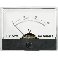 Voltcraft AM-60X46/30V/DC Einbau-Messgerät AM-60X46/60V/DC 30 V Drehspule (AM-60X46/30V/DC)
