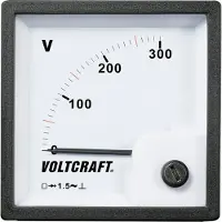 Voltcraft AM-72x72/300V Appareil de mesure analogique encastrable AM-72x72/300V 300 V Bobine tournante (AM-72x72/300V)