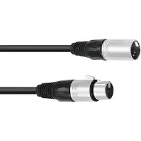 Omnitronic Câble XLR 5 pôles 3m sw (3 m, Câbles XLR)