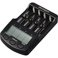 Voltcraft Chargeur de piles rondes NiMH, NiCd, LiIon CC-2 Mignon (AA), Micro (AAA), Baby (C), Sub-C, 26650, 26500, 18650, 1 (VC-8066555)