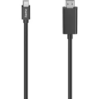 Hama 00200711 câble vidéo et adaptateur 1,5 m Mini DisplayPort HDMI Noir