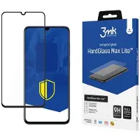 3mk Protection HardGlass Max Lite for Samsung Galaxy A70 black frame (1 pcs, Samsung Galaxy A70), Téléphone portable : film de protection, Noir, Transparent
