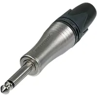 Neutrik Connecteur jack 6.35 mm mâle, droit Nombre de pôles/broches : 2 mono argent NP2XL 1 pc