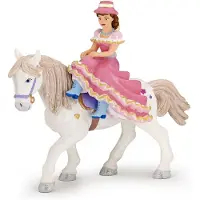 Papo Figurine Cavalière avec chapeau