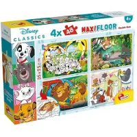 Lisciani Puzzle Double Face Disney Maxi Fond 4x48 El. (48 pièces)