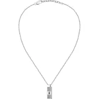 Maserati Jm423avd20 Necklace Argenté Homme