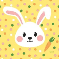 Duni Osterservietten Hoppy Easter 33X33 Cm