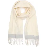 Suitable Echarpe Softfeel Ecru Blanc cassé Gris
