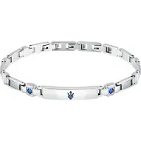 Maserati Sapphire Br Ip 18+3.5cm Ring Argenté Homme