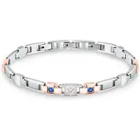 Maserati Sapphire Lg 18 3.5 Cm Bracelet Argenté Homme