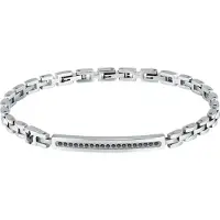 Maserati Iconic Br Tag 18.5+3cm Ring Argenté Homme
