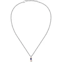 Maserati Sapphire Lg. Gem. 45 5 Necklace Argenté Femme
