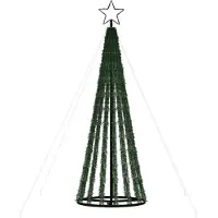 vidaXL Sapin de Noël à LED 275 LED colorées 180 cm