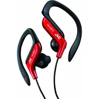 JVC HA-EB75-RN-U Casque et écouteurs filaires Tour d'oreille Sport Noir, Rouge