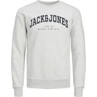 Jack & Jones Junior Sweat bleu nuit / gris chiné / blanc