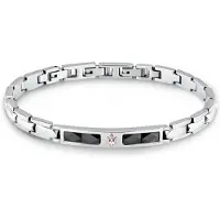 Maserati Ceramic Br 18.5+3cm Ring Argenté Homme