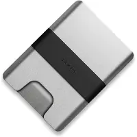 The James Brand The Lowe ES217995-10 Silver + Black, portefeuille
