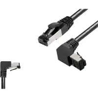 Bkl Electronic 144018 Câble réseau RJ45, câble patch CAT 8.1 S/FTP 1,5 m noir (S/FTP, CAT8.1, 1.50 m)