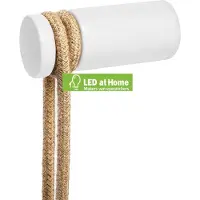 Creative Cables Presse-étoupe à Câble En Bois Rolé. Fixation Murale Pour Lampe Suspendue