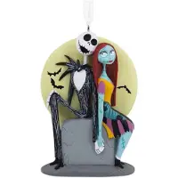 Hallmark Ornement Jack & Sally sur la lune Résine 8,5 cm