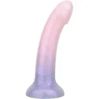 EasyToys Mermaid - dildo pailleté - 19cm (rose)