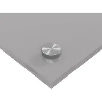 vidaXL Protection de cuisine Gris clair 110 x 60 x 0,6 cm verre trempé